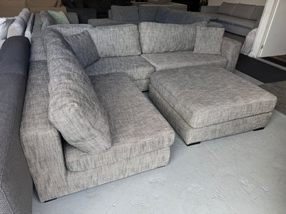 ⭐️ Freedom L-shape with ottoman | Pre-owned – Steam cleaned | SYDNEY WIDE DELIVERY