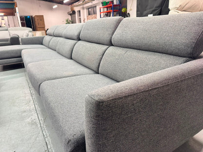 ⭐️Focus On L-shape sofa with adjustable headrest | Pre-owned – Steam cleaned | SYDNEY WIDE DELIVERY