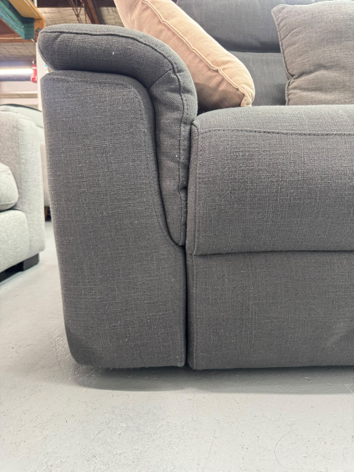 Nick Scali L shape with manual recliner | Pre-owned – Steam cleaned | SYDNEY WIDE DELIVERY
