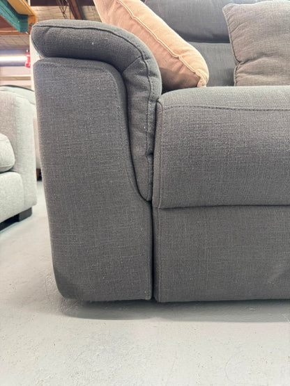 Nick Scali L shape with manual recliner | Pre-owned – Steam cleaned | SYDNEY WIDE DELIVERY