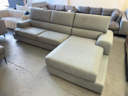 ⭐️Plush L shape with adjustable headrest | Pre-owned – Steam cleaned | SYDNEY WIDE DELIVERY