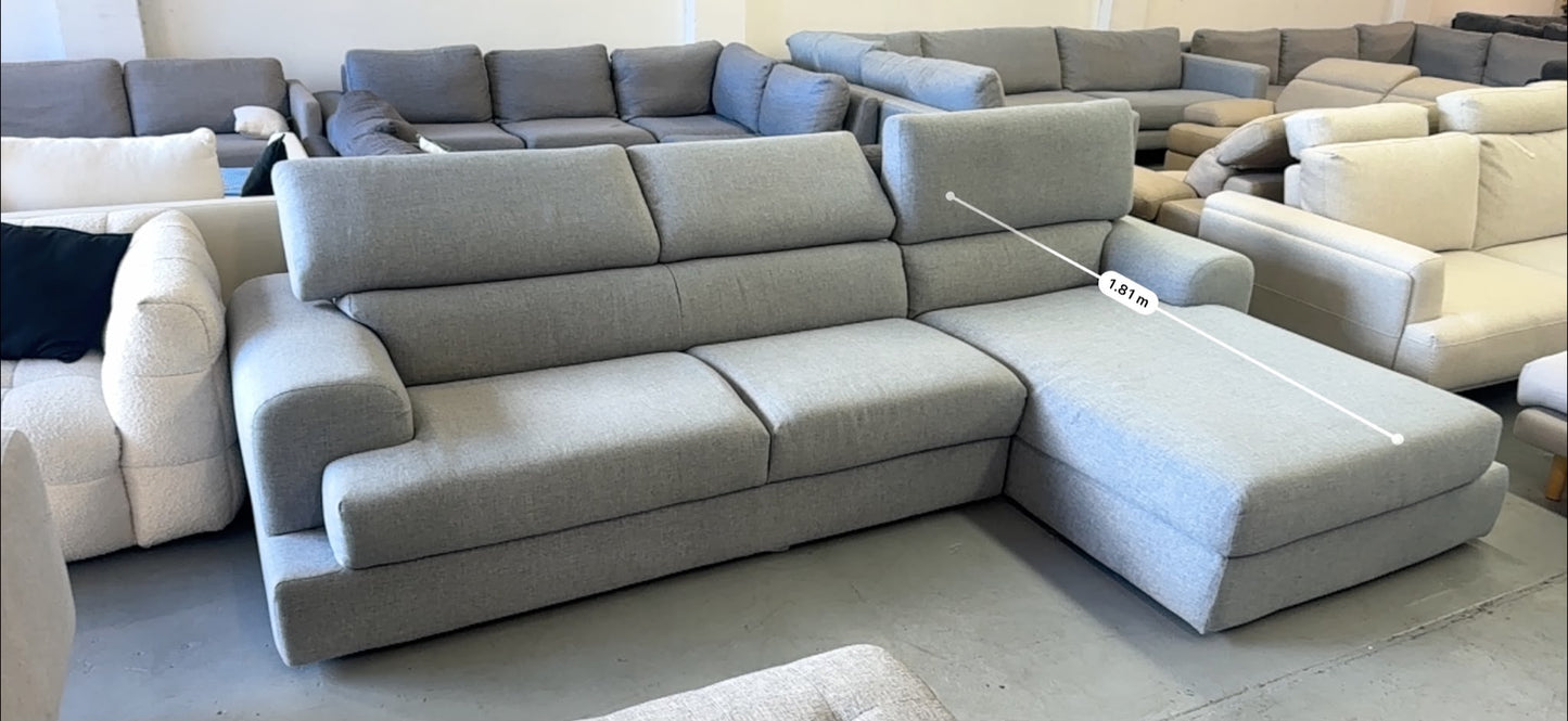 ⭐️Plush L shape with adjustable headrest | Pre-owned – Steam cleaned | SYDNEY WIDE DELIVERY