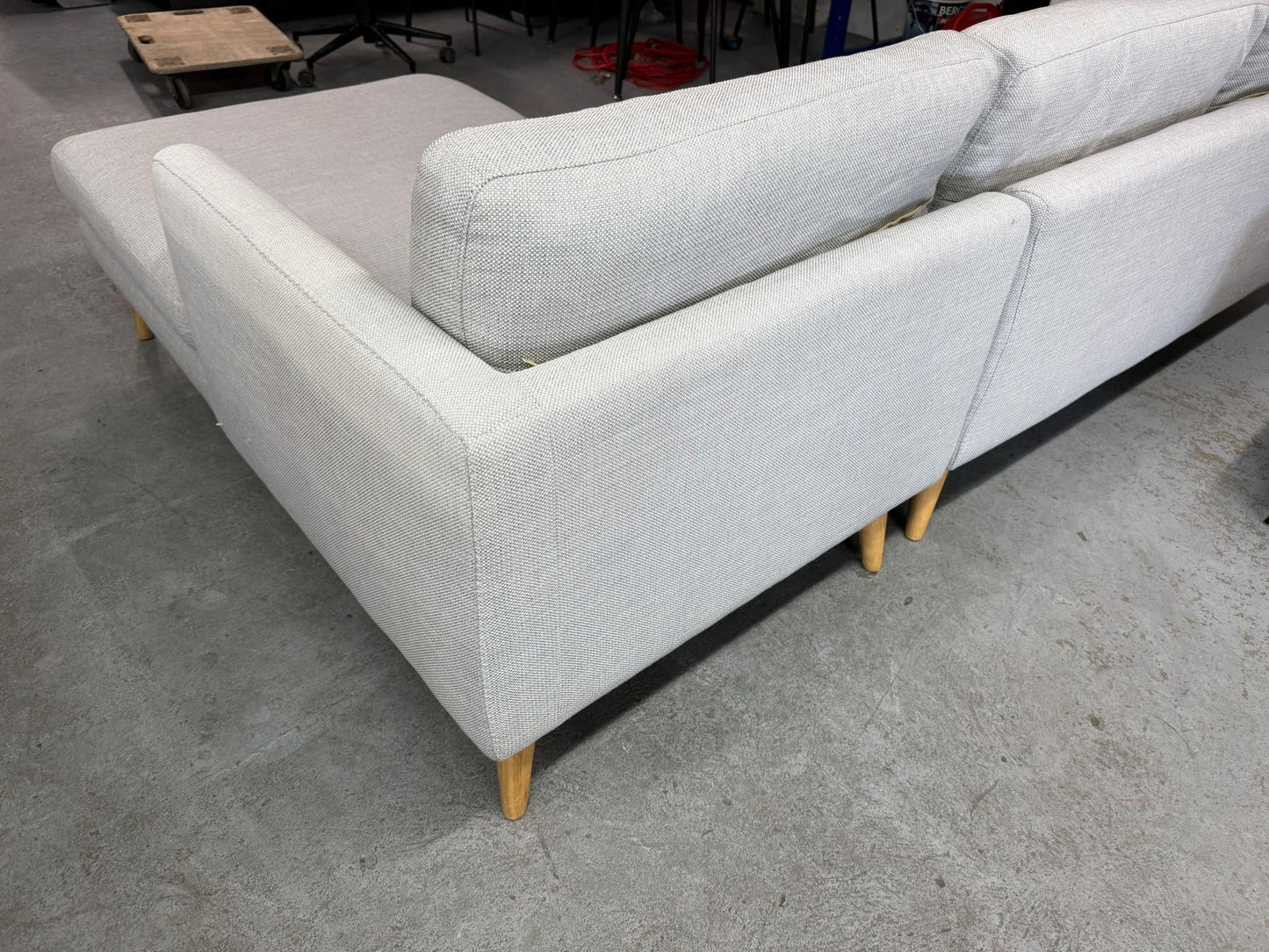 Lounge Lovers Grey L-Shape Sofa | Pre-Owned | Steam cleaned | Sydney wide delivery
