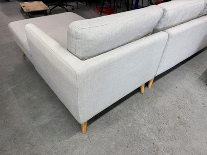 Lounge Lovers Grey L-Shape Sofa | Pre-Owned | Steam cleaned | Sydney wide delivery