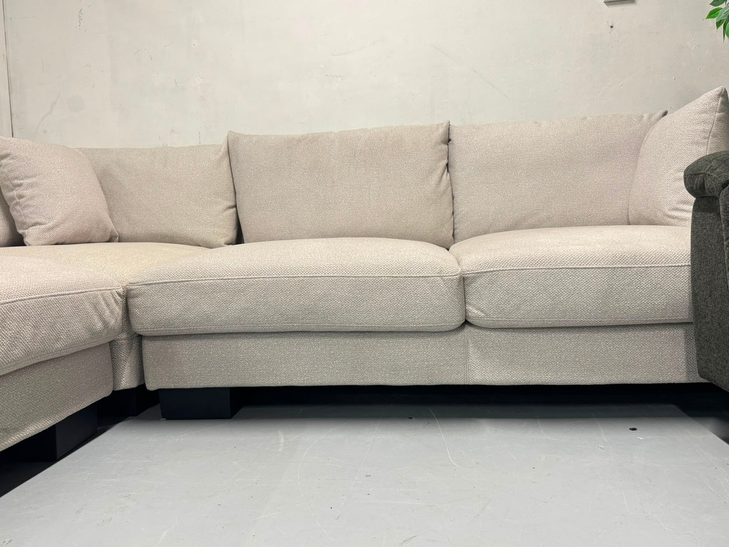 Harvey Norman Sea Shell White Modular Corner Sofa | Display Stock | Sydney Wide Delivery